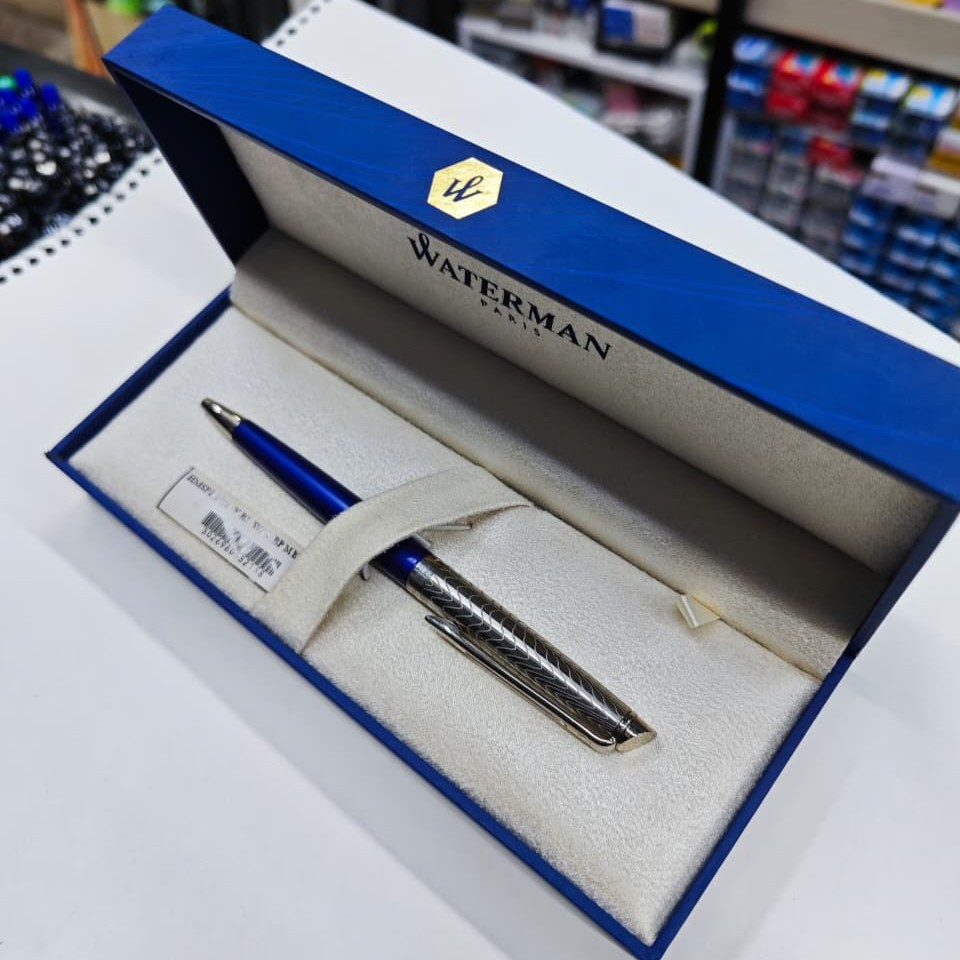WMB26 Waterman Ballpoint Pen Metropolitan DX Blue Wave CT image 3