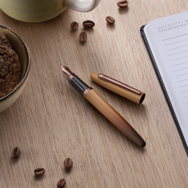 Sheaffer VFM Coffee Edition Fountain Pen - Brown PVD F image 3