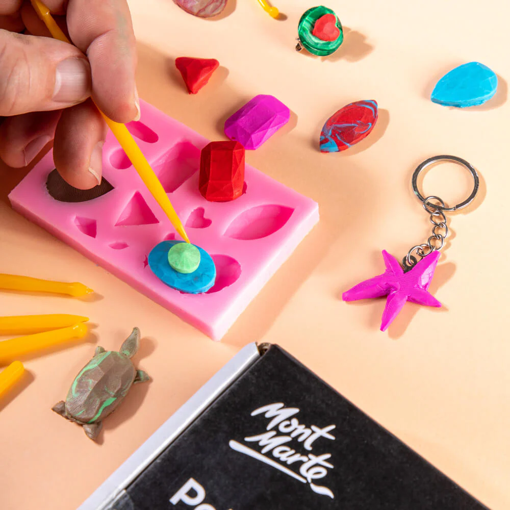 Mont Marte Make n Bake Polymer Clay Set 75pc image 5