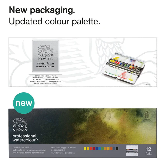 Winsor and Newton Professional Watercolour Set Customisable Travel Tin image 4