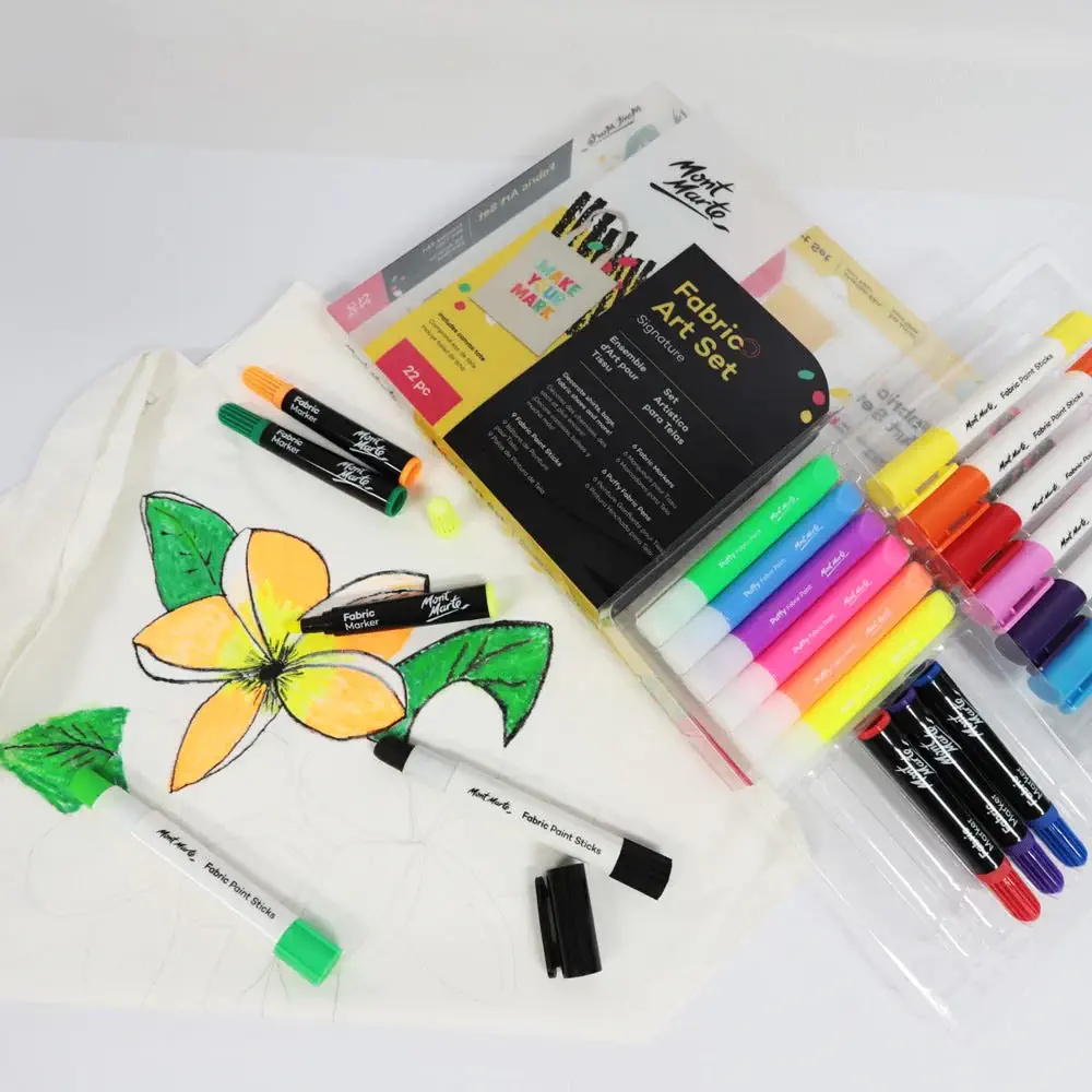 Mont Marte Fabric Art Set 22pc image 3