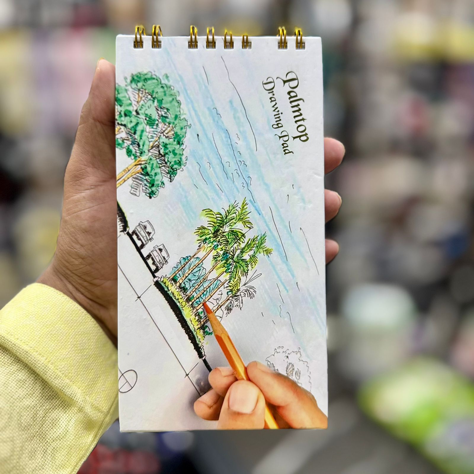 Hearts Palmtop Drawing Pad 40 sheets tree [SIZE 4X8 INC] image 2
