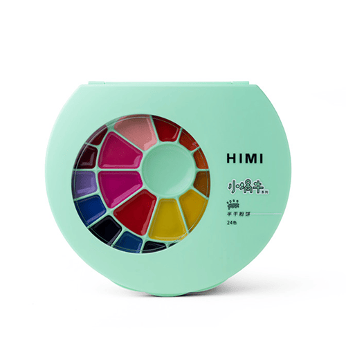 Himi Solid Watercolor Painting Set 24color (Green) image 1
