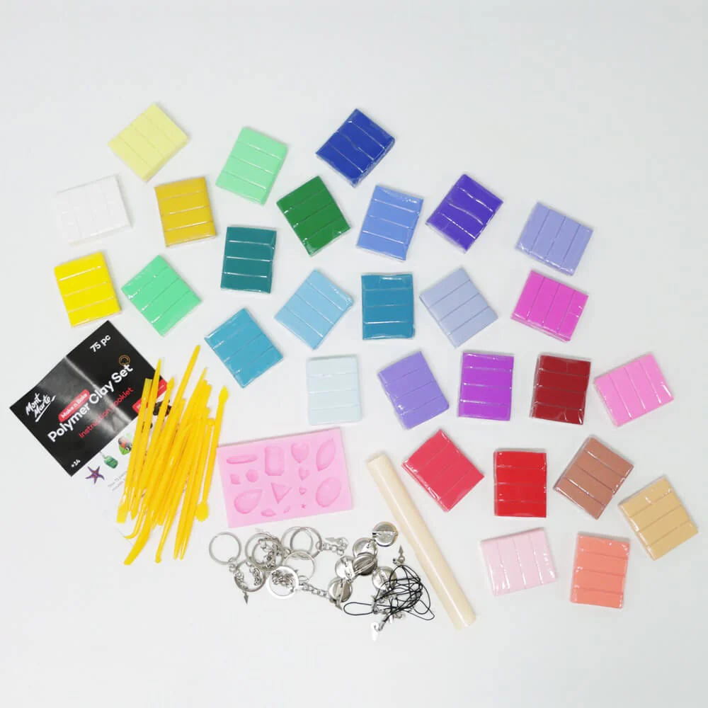 Mont Marte Make n Bake Polymer Clay Set 75pc image 4