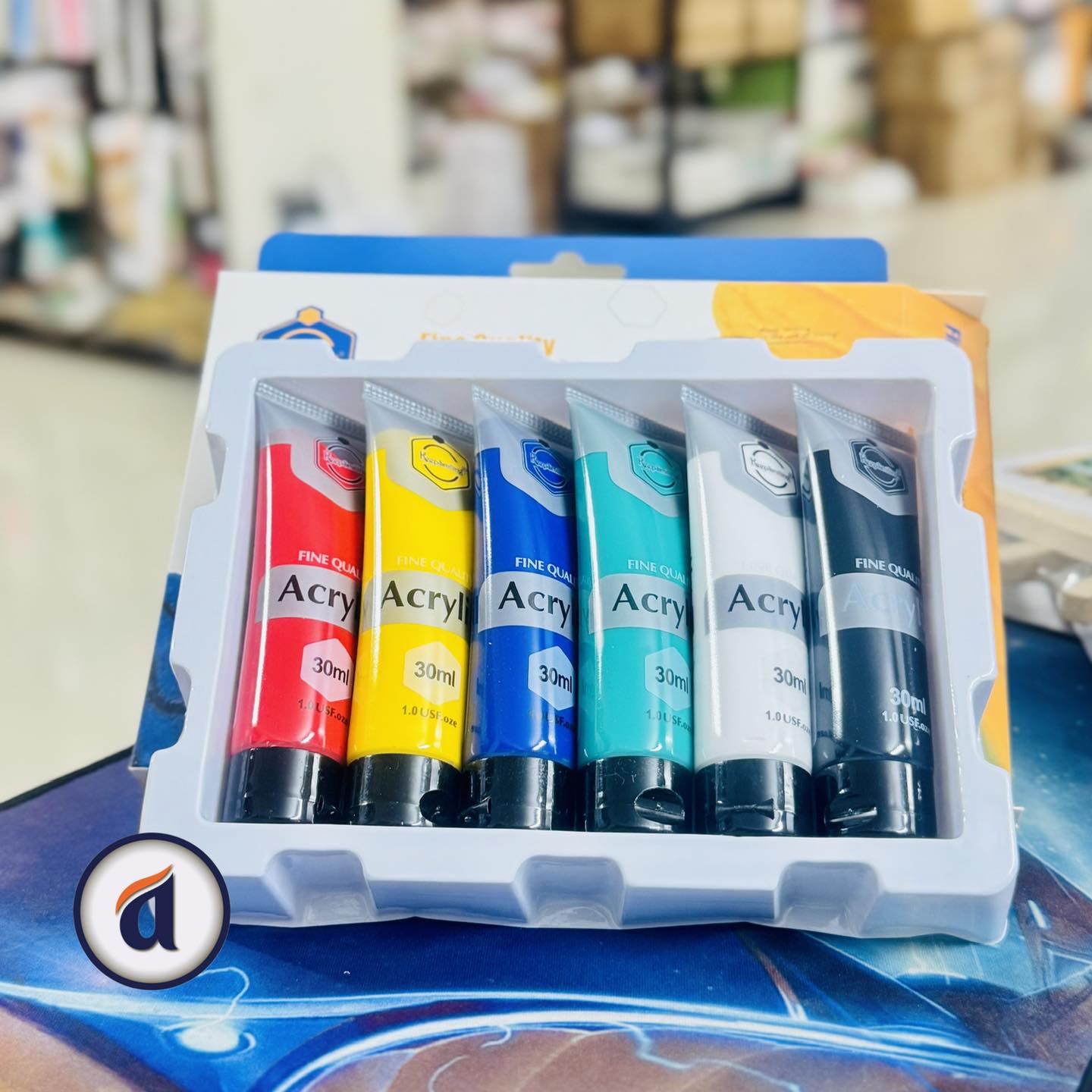 Keep Smiling Acrylic Color Tube 30ml Set Of 6 image 2