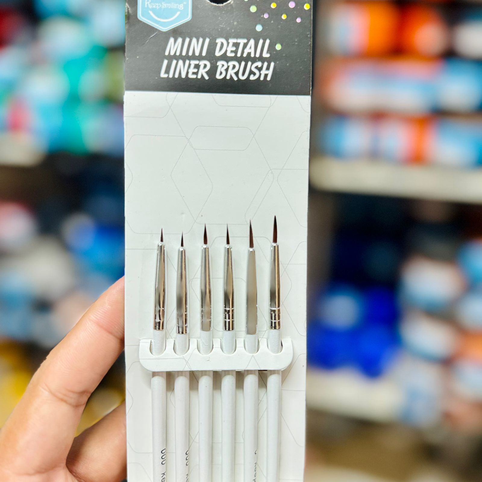 Keep Smiling Mini Detail Liner (0.00.000) 6pc set A595-6M image 2