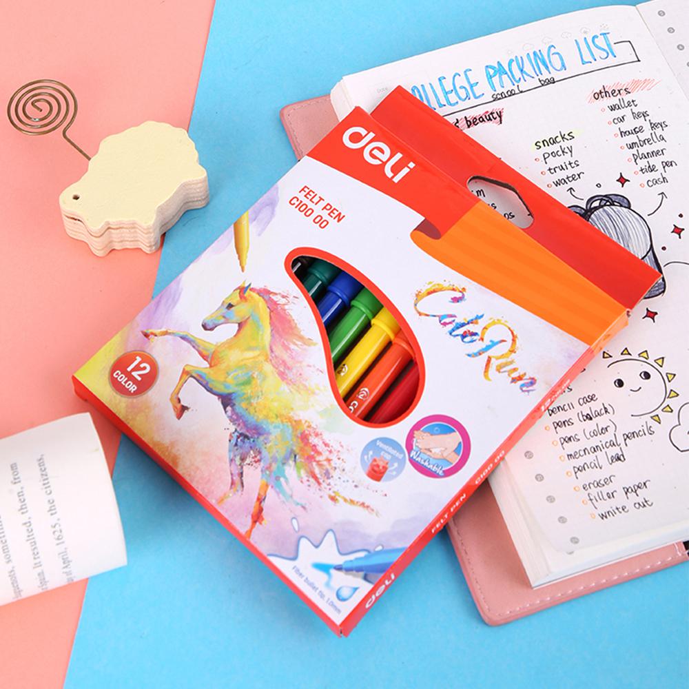 DELI ColoRun Felt Tip Pens image 2