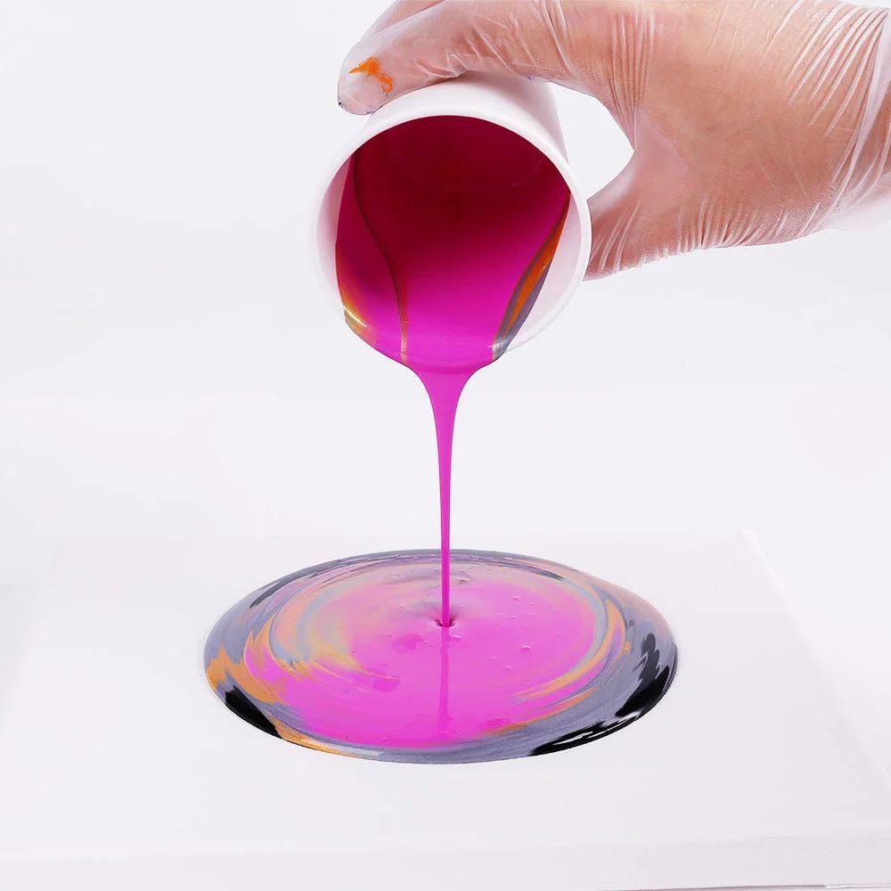Mont Marte Pouring Acrylic Paint Set 4pc x 60ml- Cosmic image 3