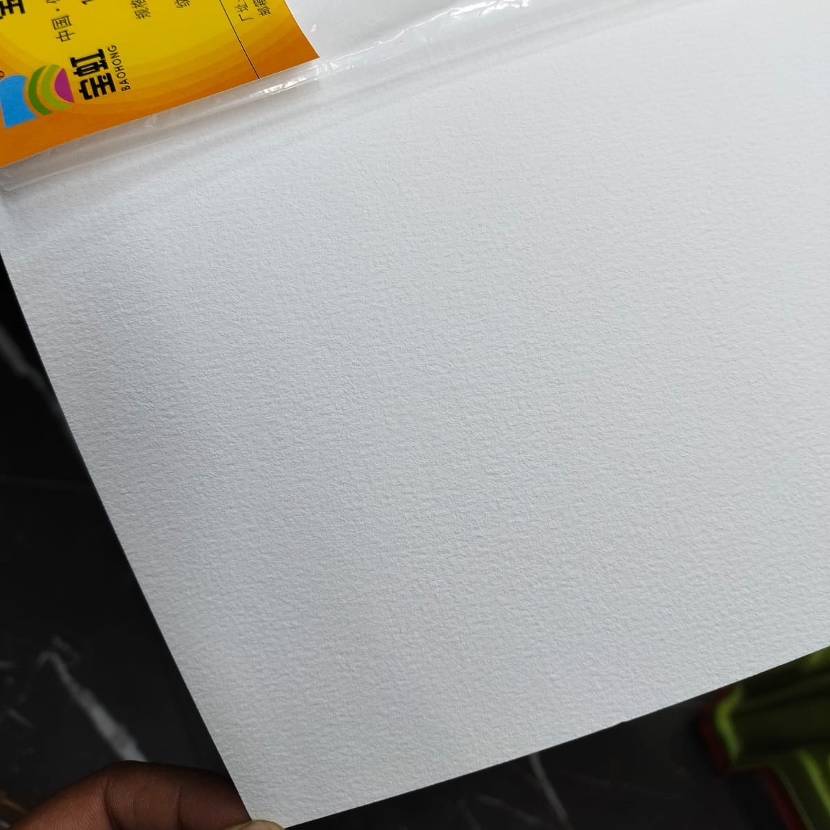 Baohong Academic Watercolor Paper -300 Gsm 100% Cotton Cold Press Size 22x30 Inch 1pes image 4