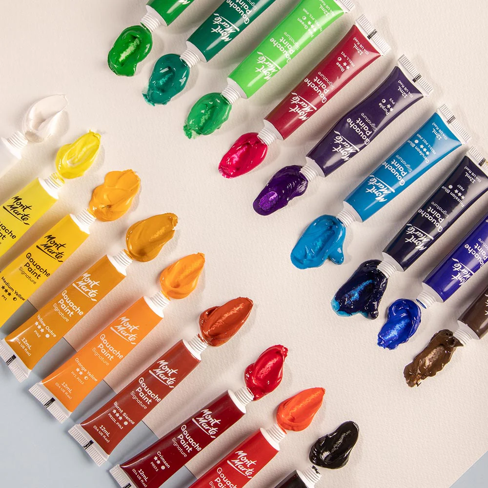 Mont Marte Gouache Paints 18pc x 12ml image 7