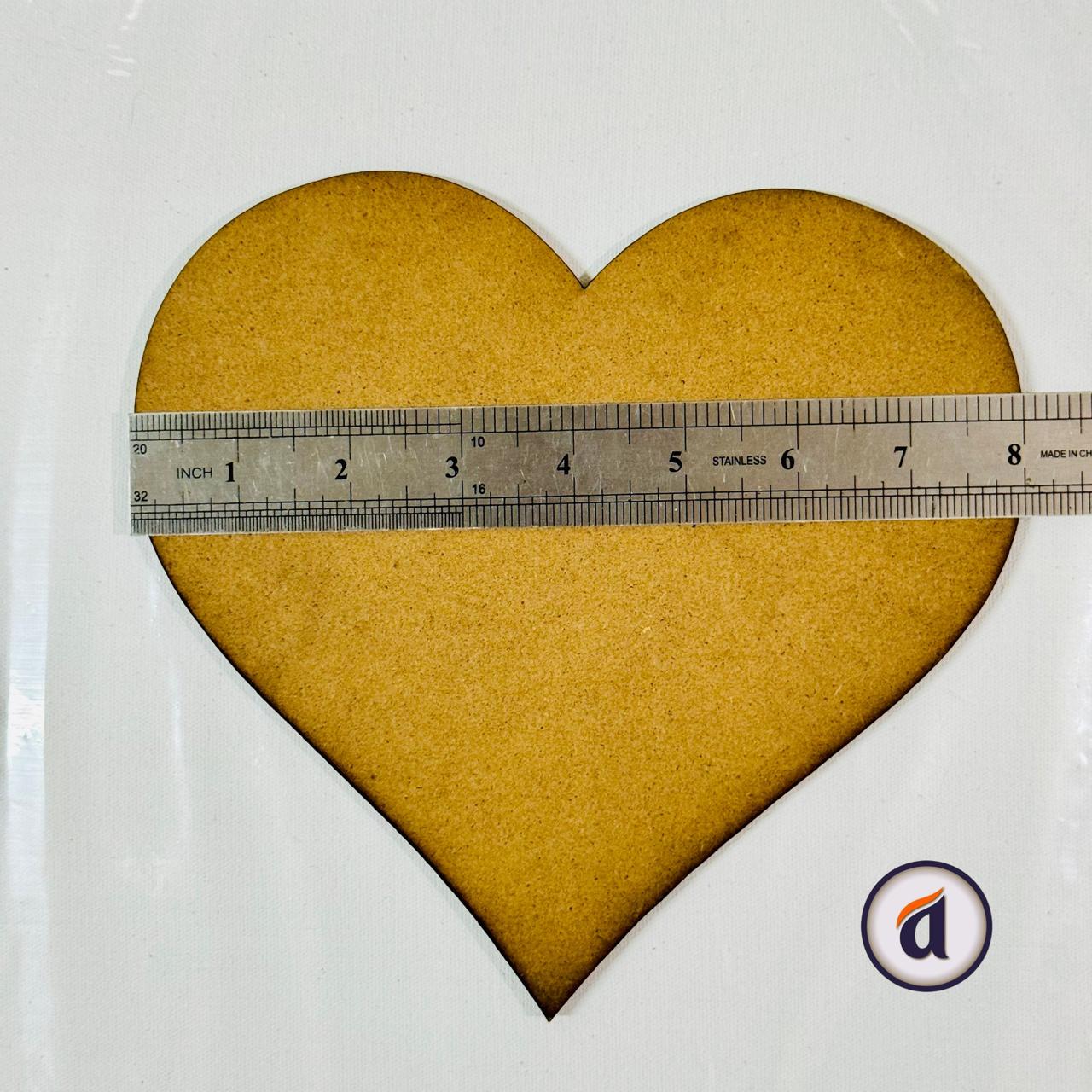 Love Shape MDF Board 8 inch image 2