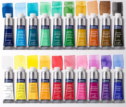 Winsor and Newton COTMAN Watercolour Set of 20 x 5ml image 3