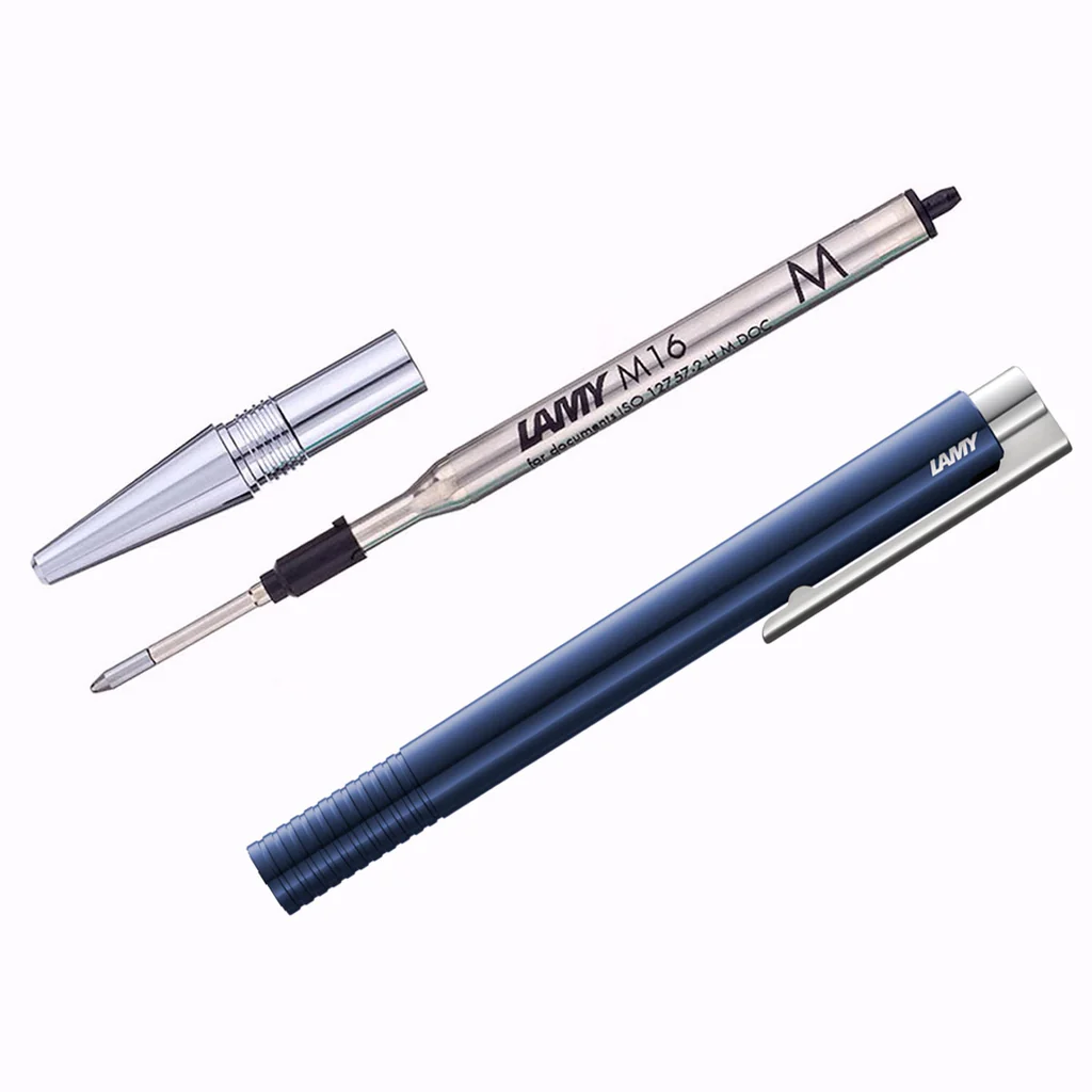 Lamy 204 Logo M+ Blue CT Ballpoint Pen image 3