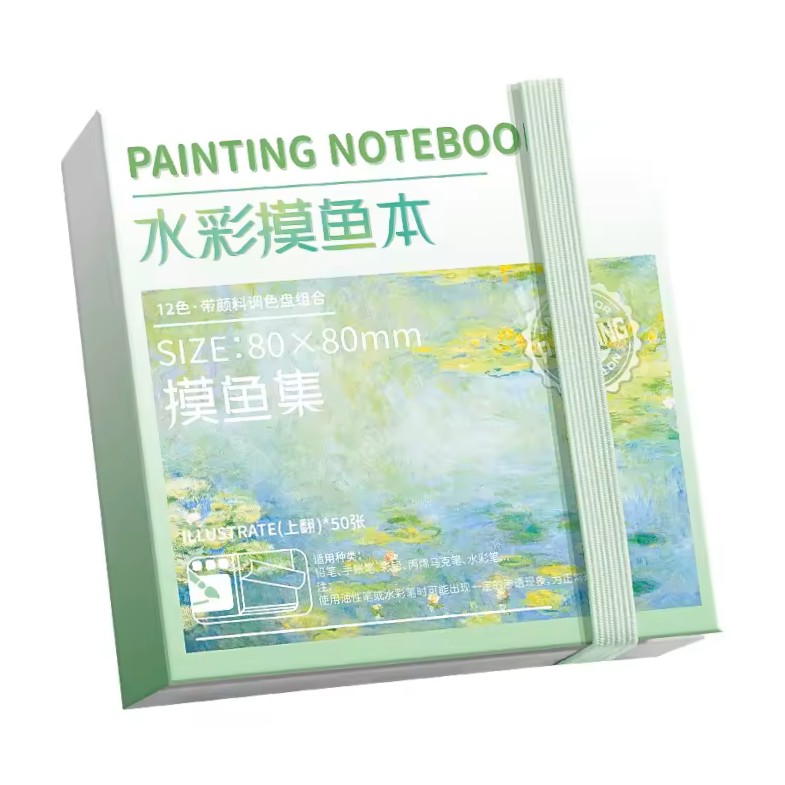 Mini Travel Friendly Notebook With Palette 12 Grade image 3