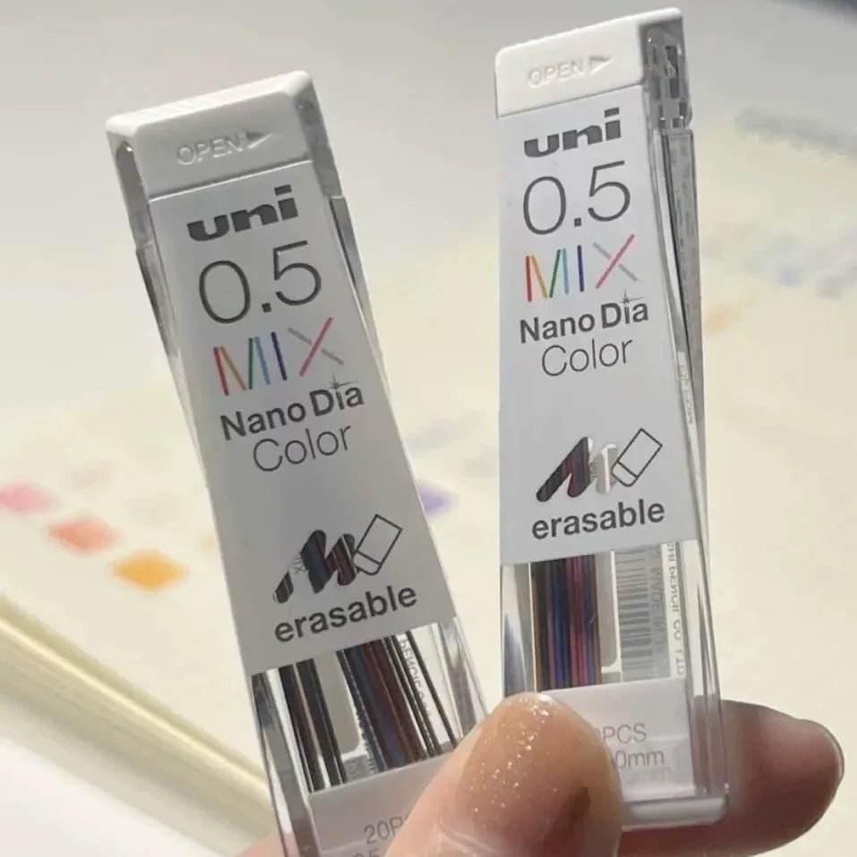 Mitsubishi Pencil Uni Mechanical Pencil Lead 0.5mm Blue Mix Nano Dia Color image 3