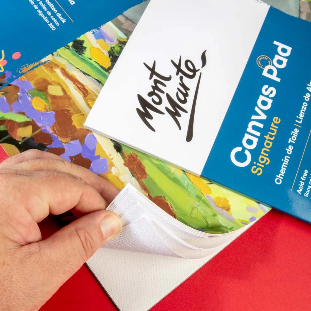 Mont Marte Canvas Pad A3 10 Sheet (11.7x16.5in) image 4