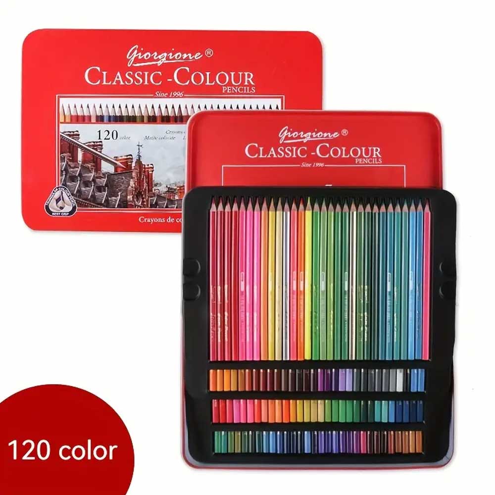 Giorgione Classic Colour Pencil Set 12/24/48/120 Color image 7