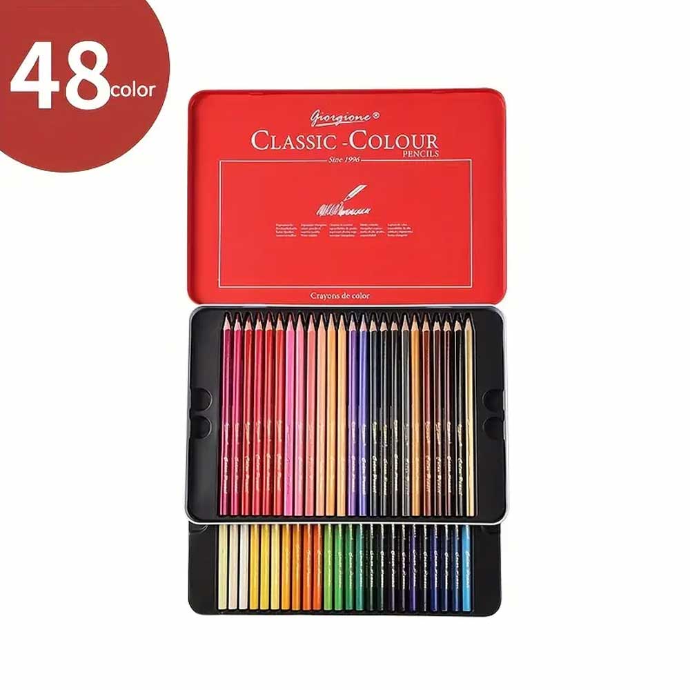 Giorgione Classic Colour Pencil Set 12/24/48/120 Color image 6