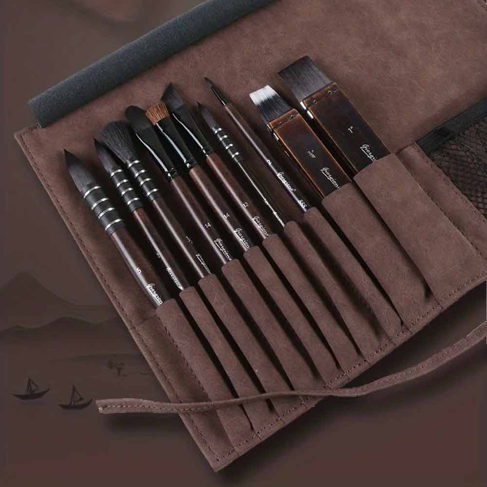 Giorgione Squirrel Watercolor Brush Set 10pc image 2