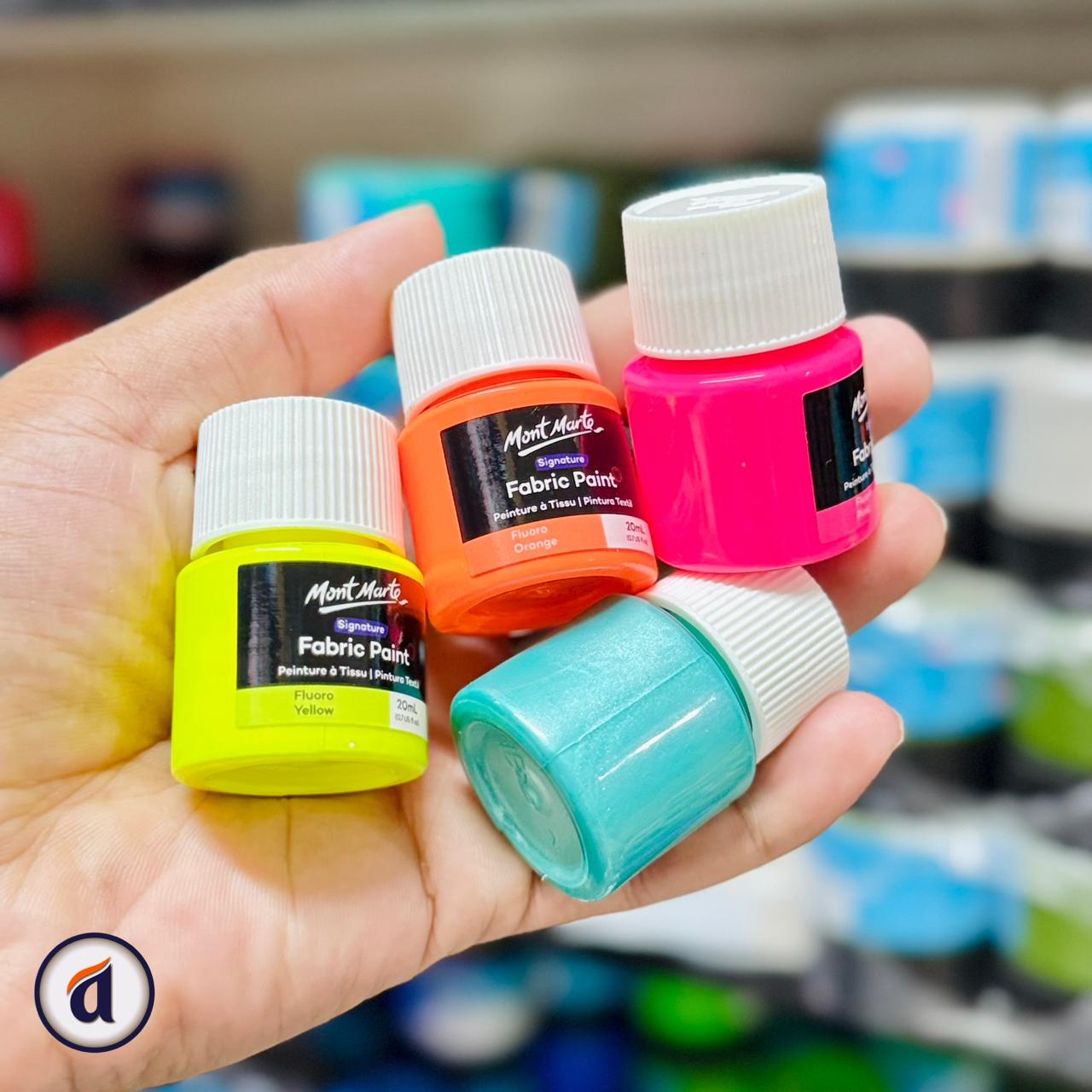 Mont Marte Fabric Paint Set 20pc x 20ml image 2