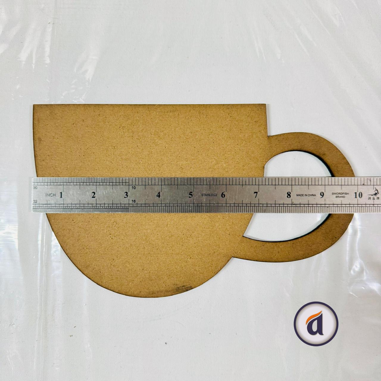 Tea Cup MDF Board 10 inch image 2