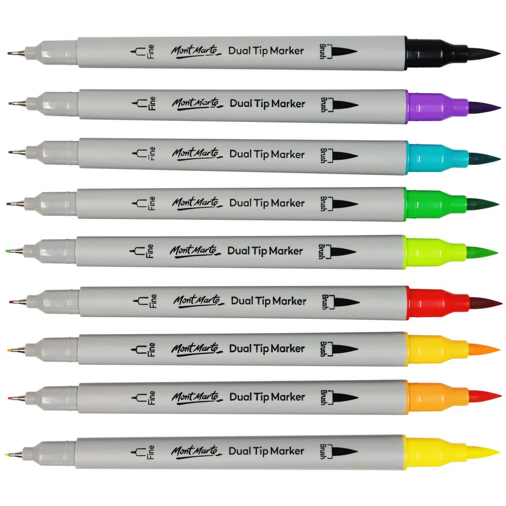 Mont Marte Dual Tip Brush/Fineliners 48pc image 7