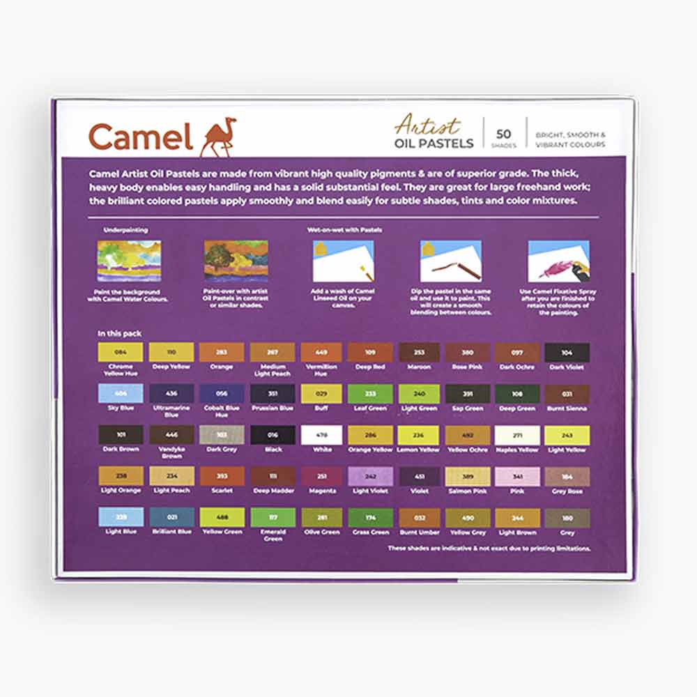 Camel Artist Oil Pastels 50 Shades image 3