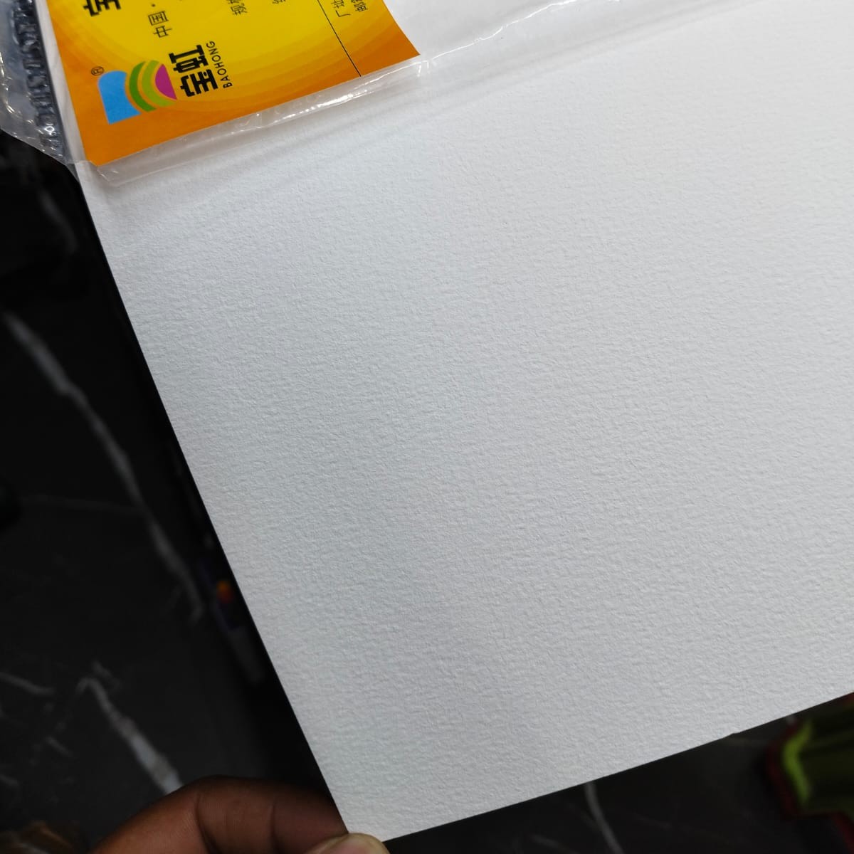 Baohong Academic Watercolor Paper -300 Gsm 100% Cotton Cold Press Size 22x30 Inch 1pes image 3