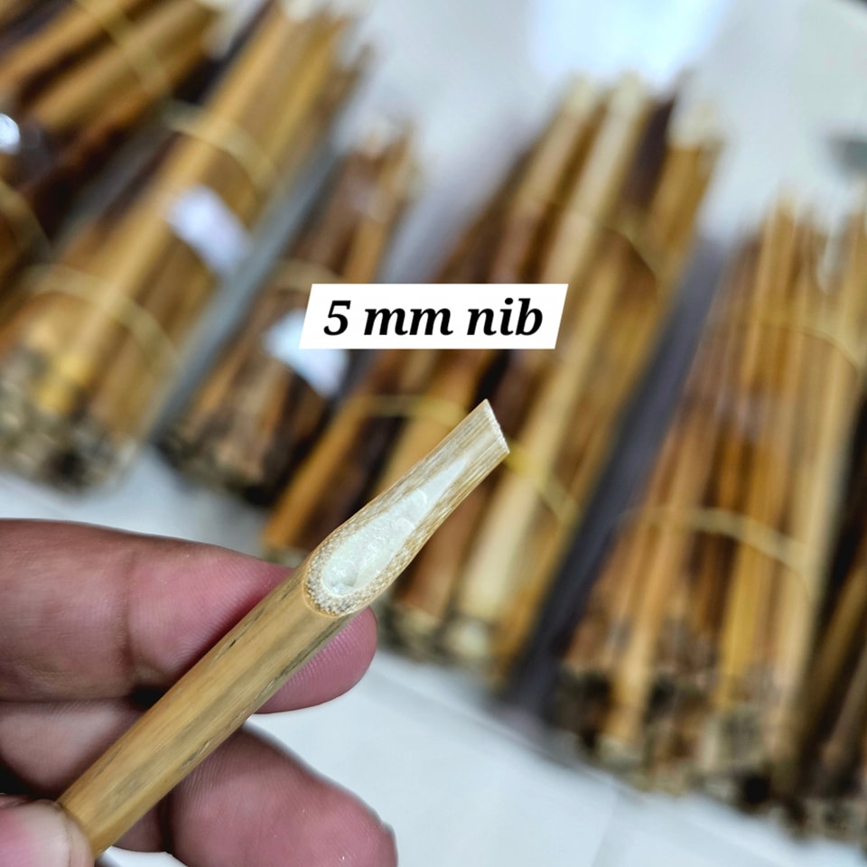 Bambo calligraphy Pen full set (3mm,4mm,5mm,7mm,8mm,10mm,12mm) image 4