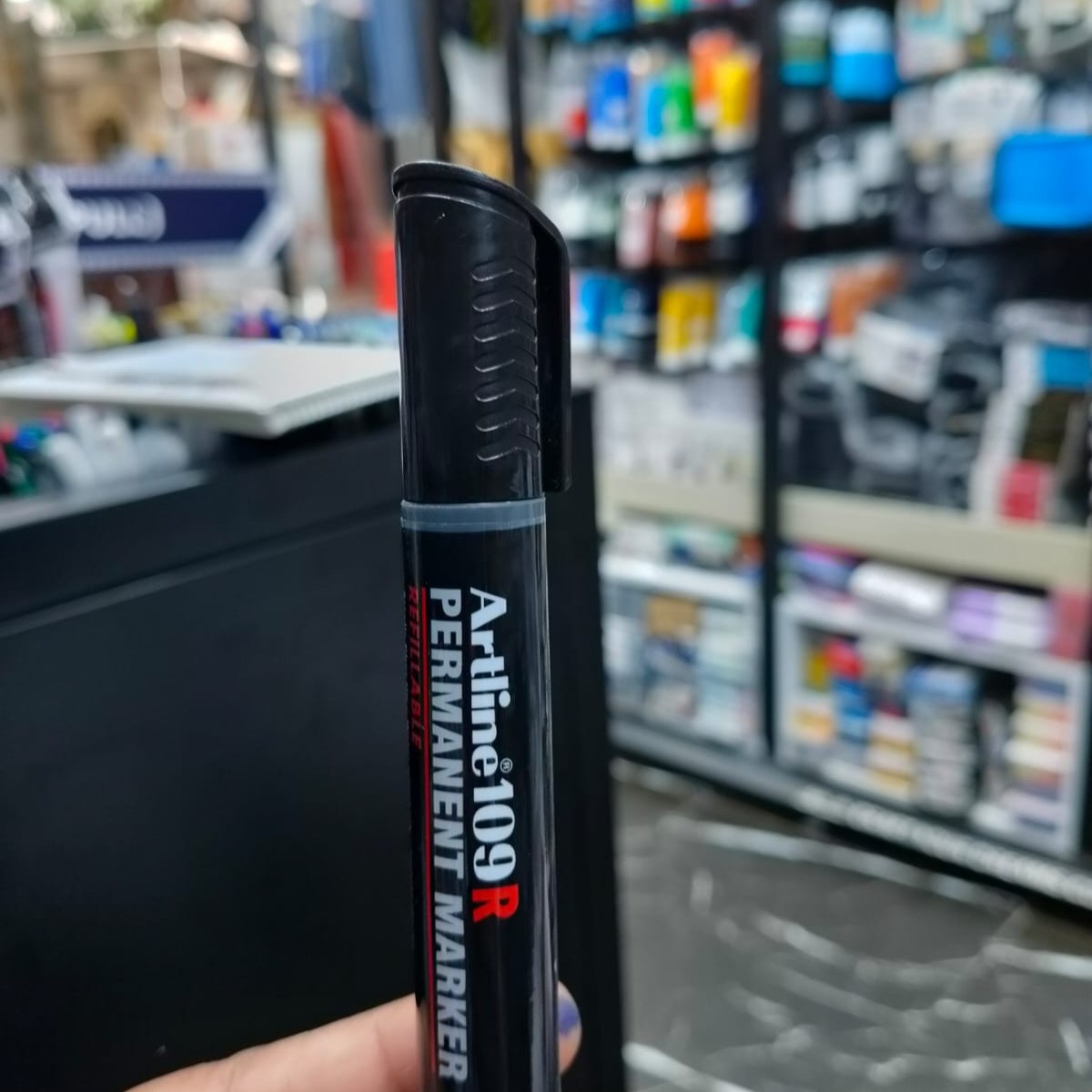 Artline Calligraphy Permanent Marker Flat image 5