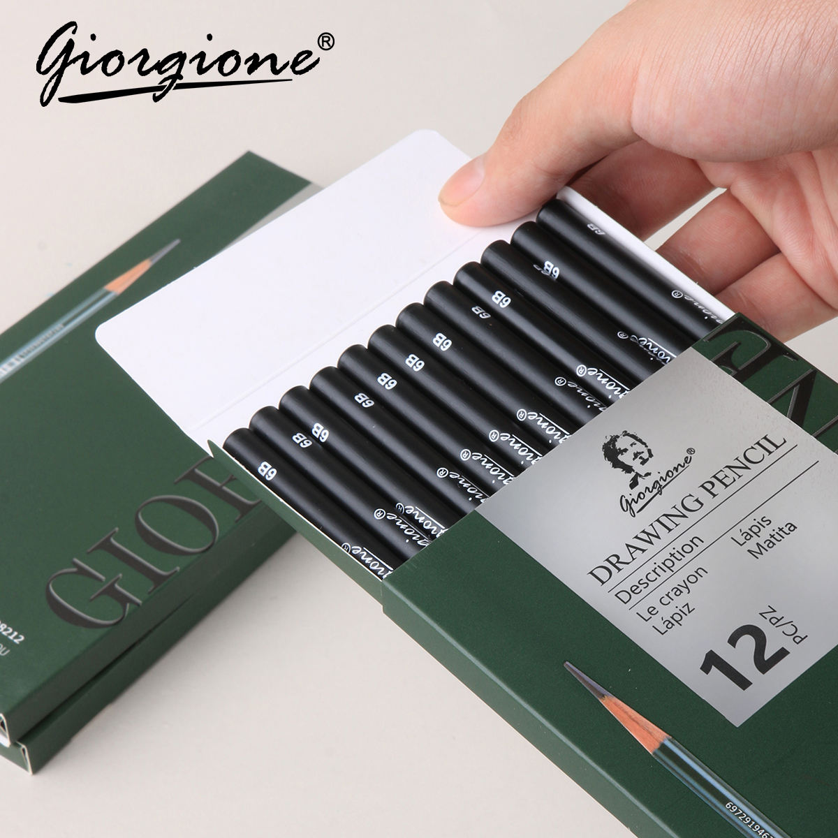 Giorgione Charcoal Pencils 12pc set G-08912 image 3