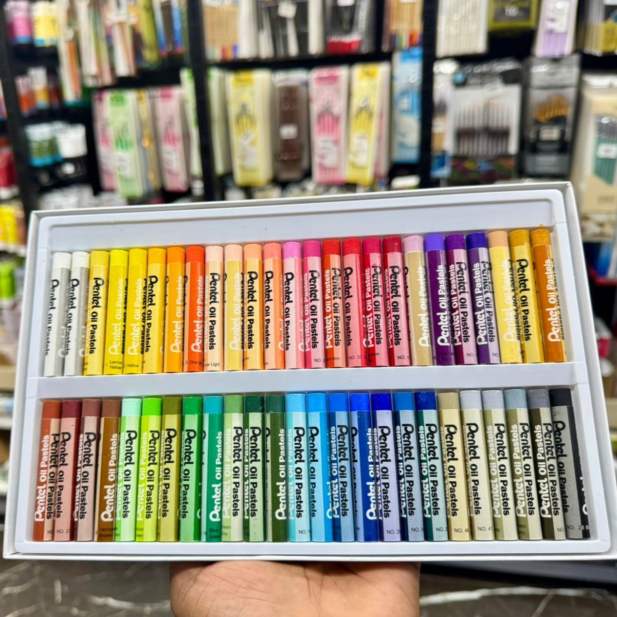 Pentel Artist Oil Pastel 50 Color Set image 2