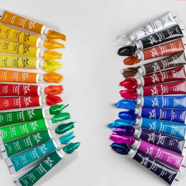 Mont Marte Gouache Paints 24pc x 12ml image 3