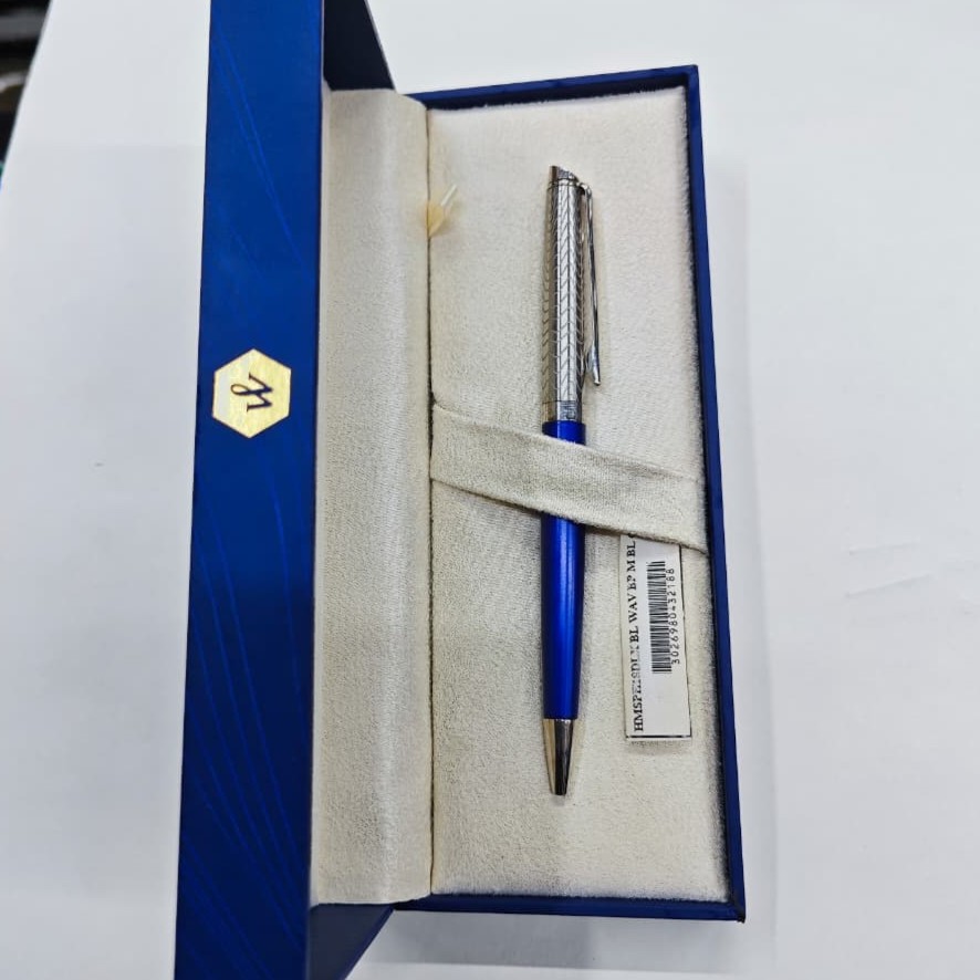 WMB26 Waterman Ballpoint Pen Metropolitan DX Blue Wave CT image 2
