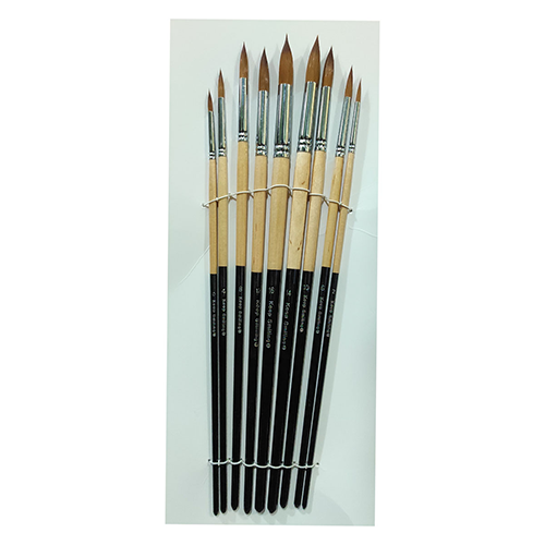 Keep Smiling Monalisa Artist Round Brush Set 9pc image 2