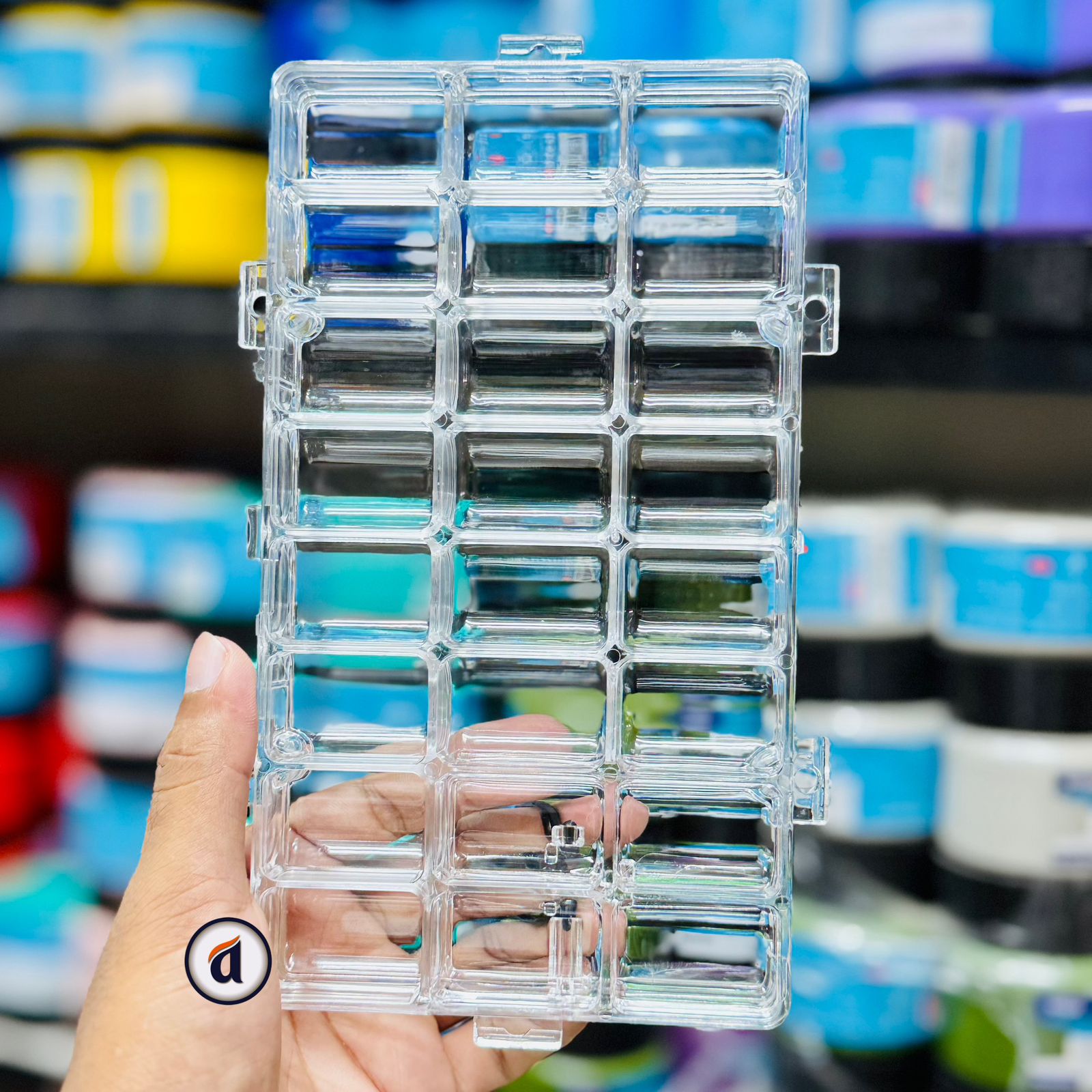 Best Quality watercolor moisturizing colour palette 24 Grid image 3