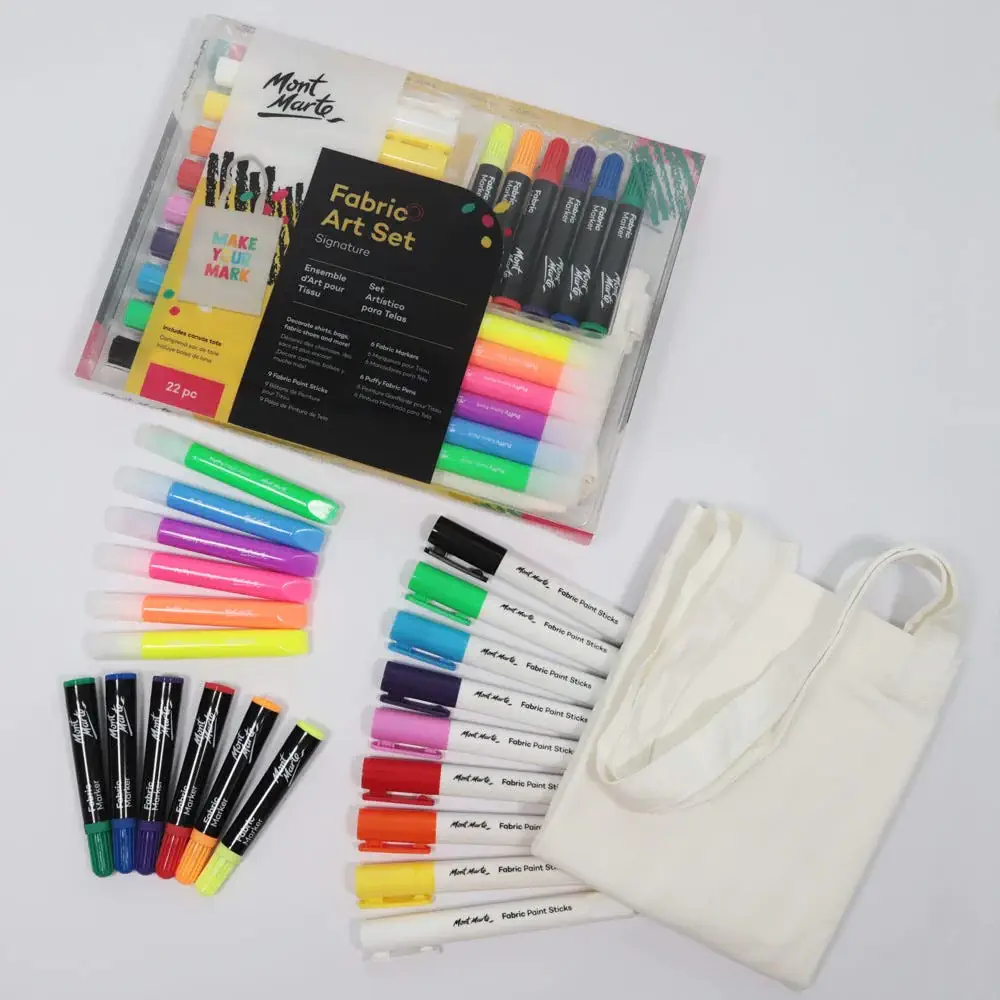 Mont Marte Fabric Art Set 22pc image 5