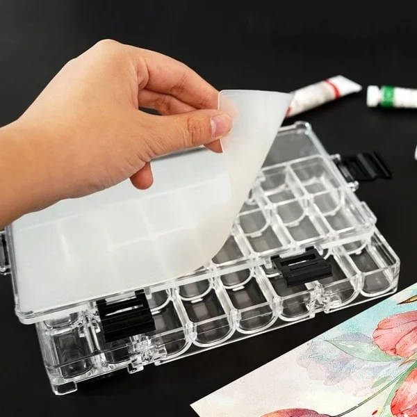 Best Quality watercolor moisturizing colour palette 24 Grid image 9