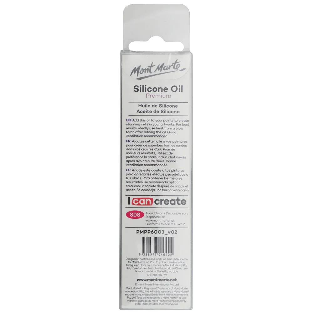 Mont Marte Silicone Oil 60ml image 4