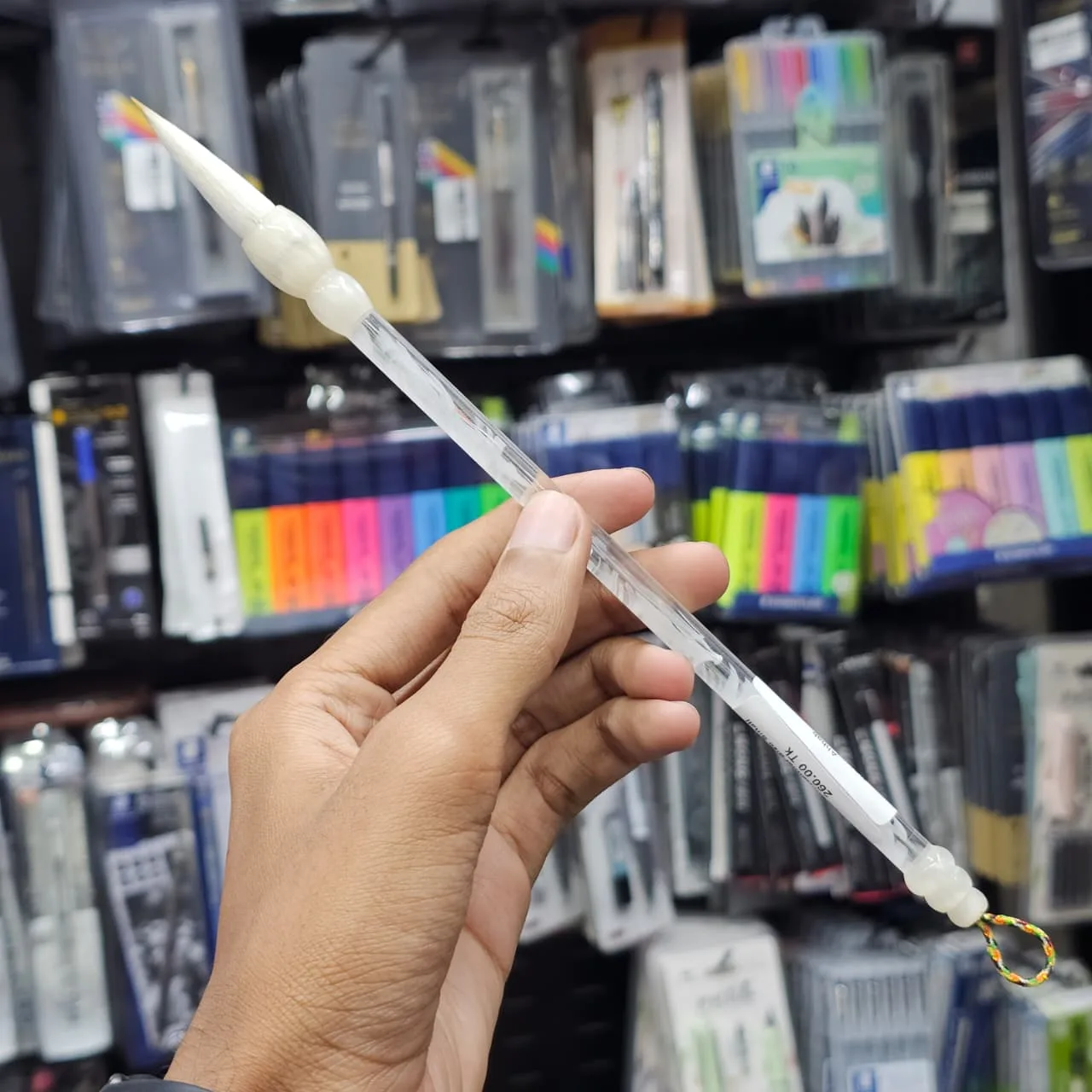 Chinese Calligraphy Brush Transparent Handel Size Medium image 2