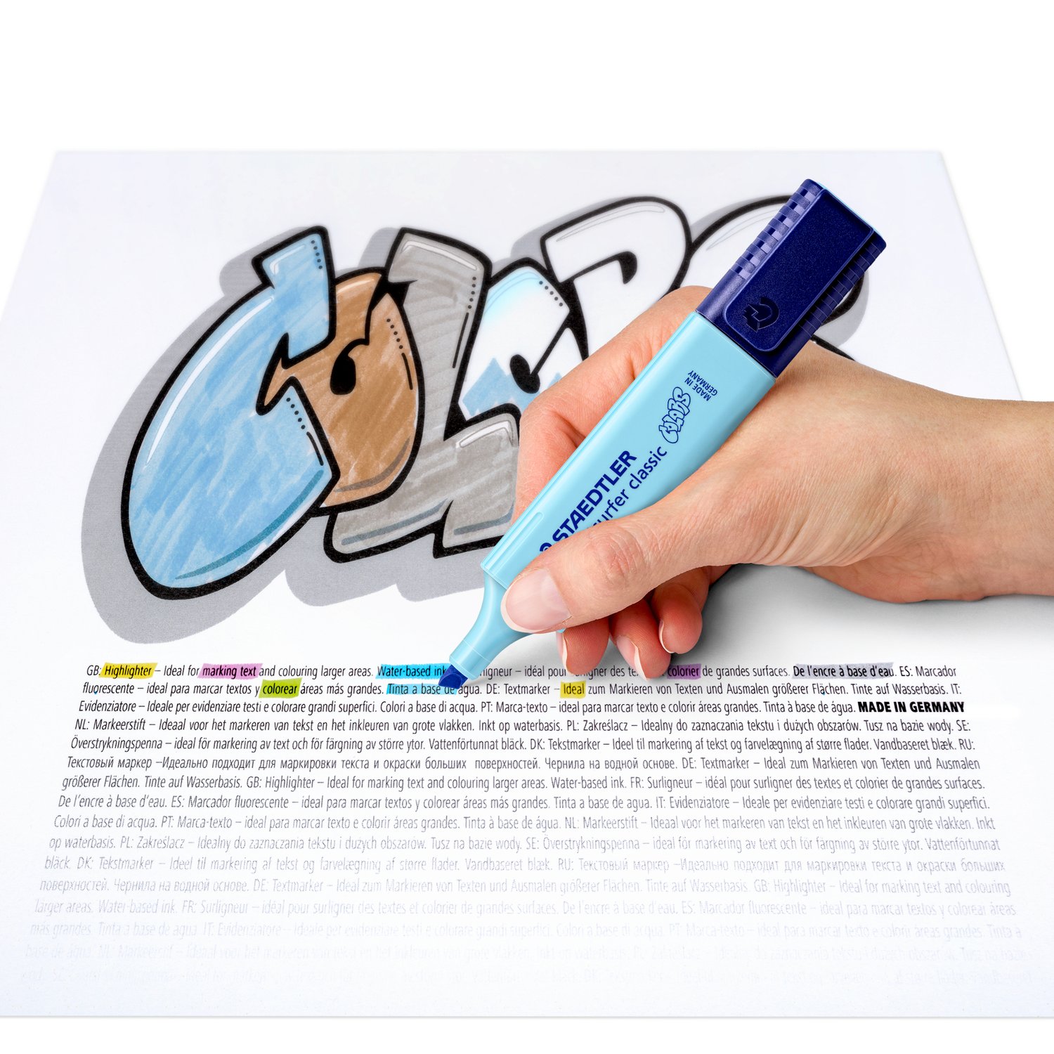 Staedtler Classic Pastel Vintage Colour Highlighter Set (Pack of 10) image 2