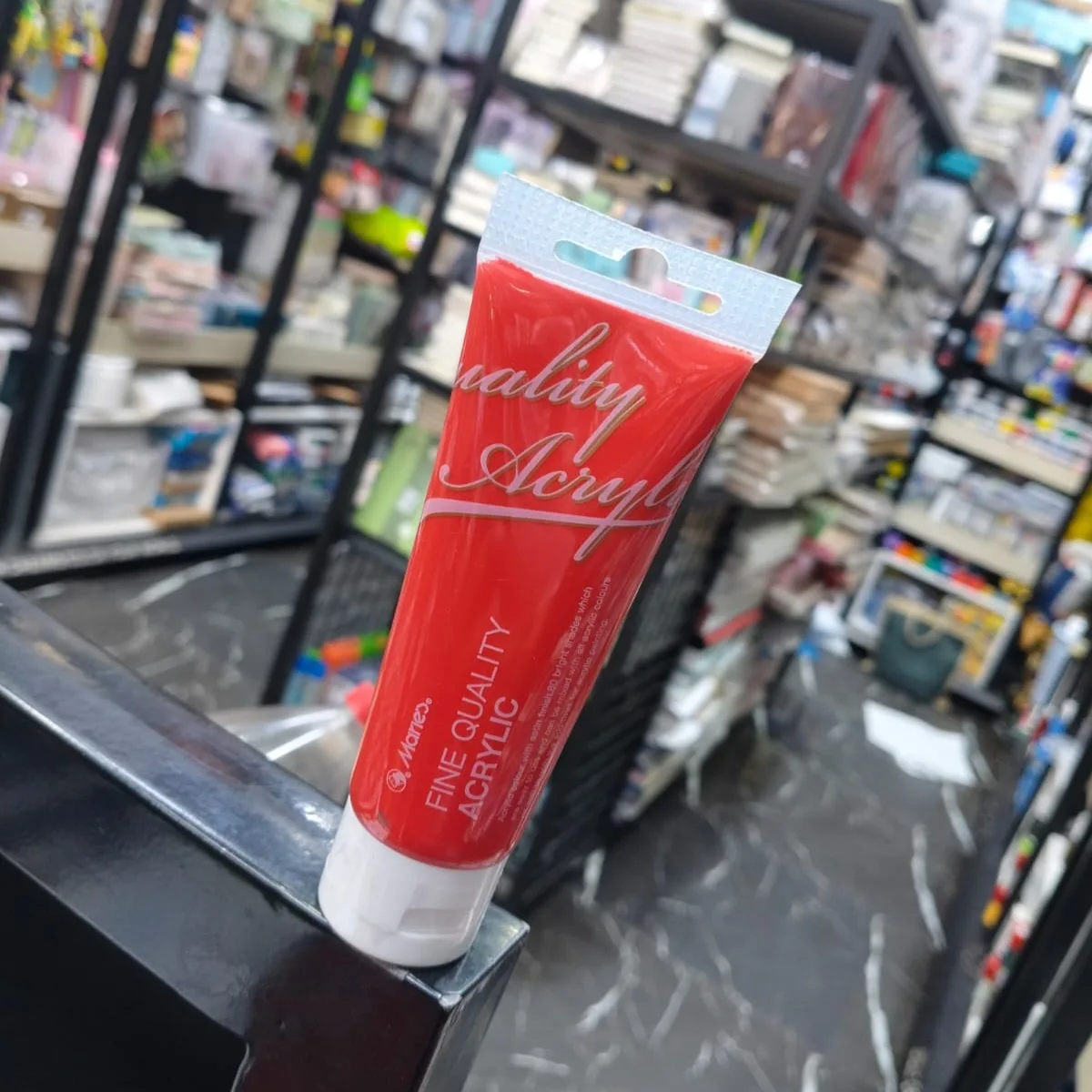 Maries Acrylic Colour Paint 75ml- Scarlet image 1
