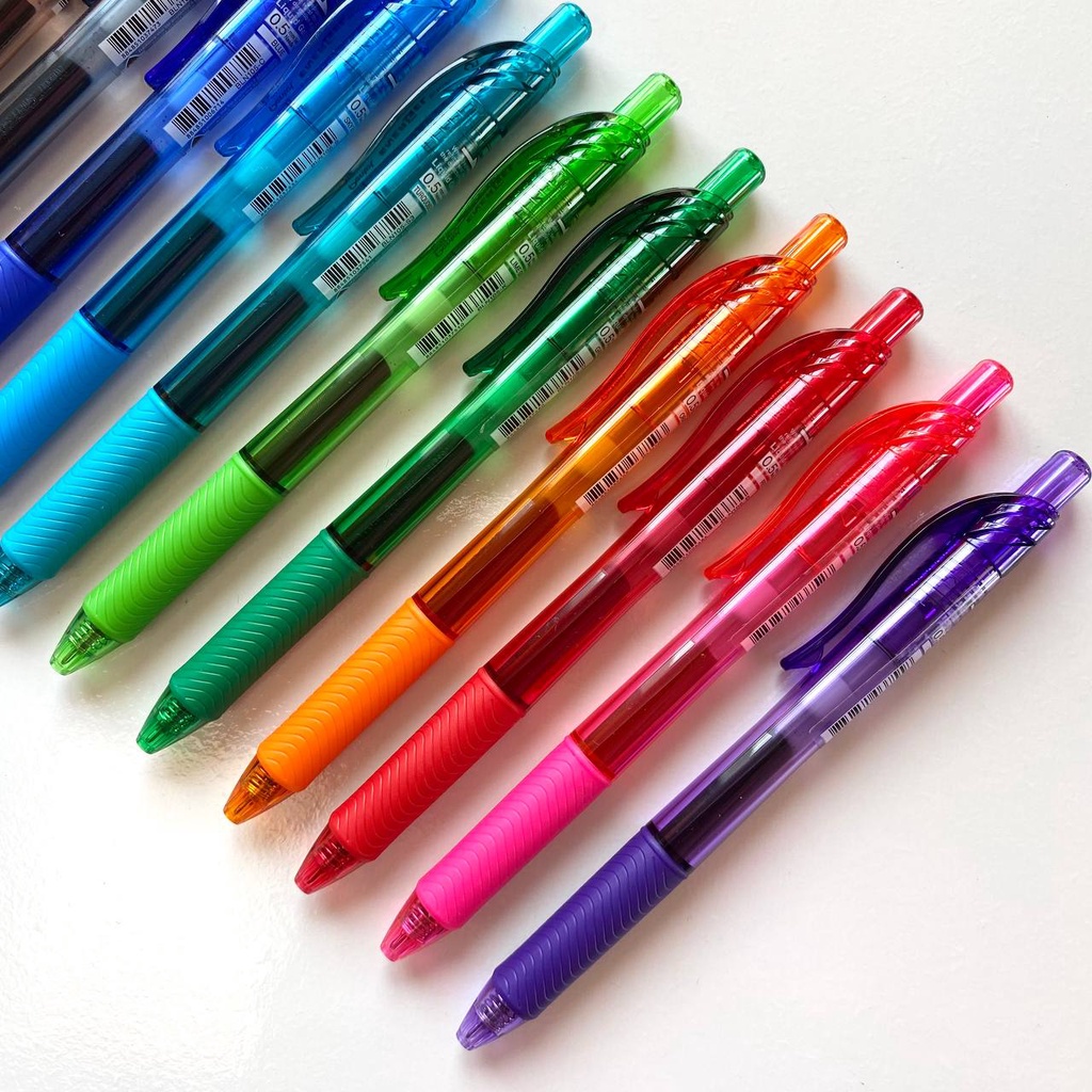 Pentel  0.5 EnerGel Retractable Liquid Gel Pen 12 Color Set image 3