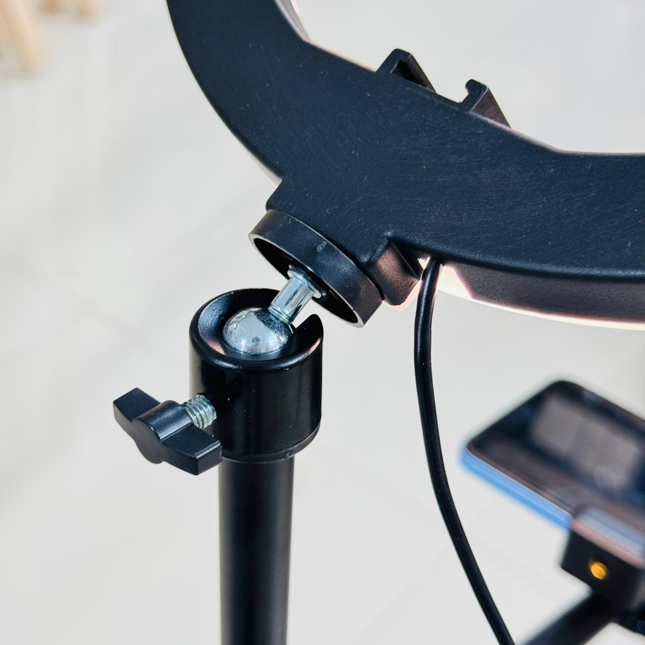 Ring Light with Adjustable Stand & Phone Holder image 3