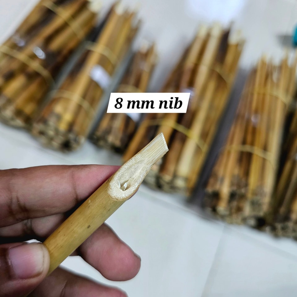 Bambo calligraphy Pen full set (3mm,4mm,5mm,7mm,8mm,10mm,12mm) image 6