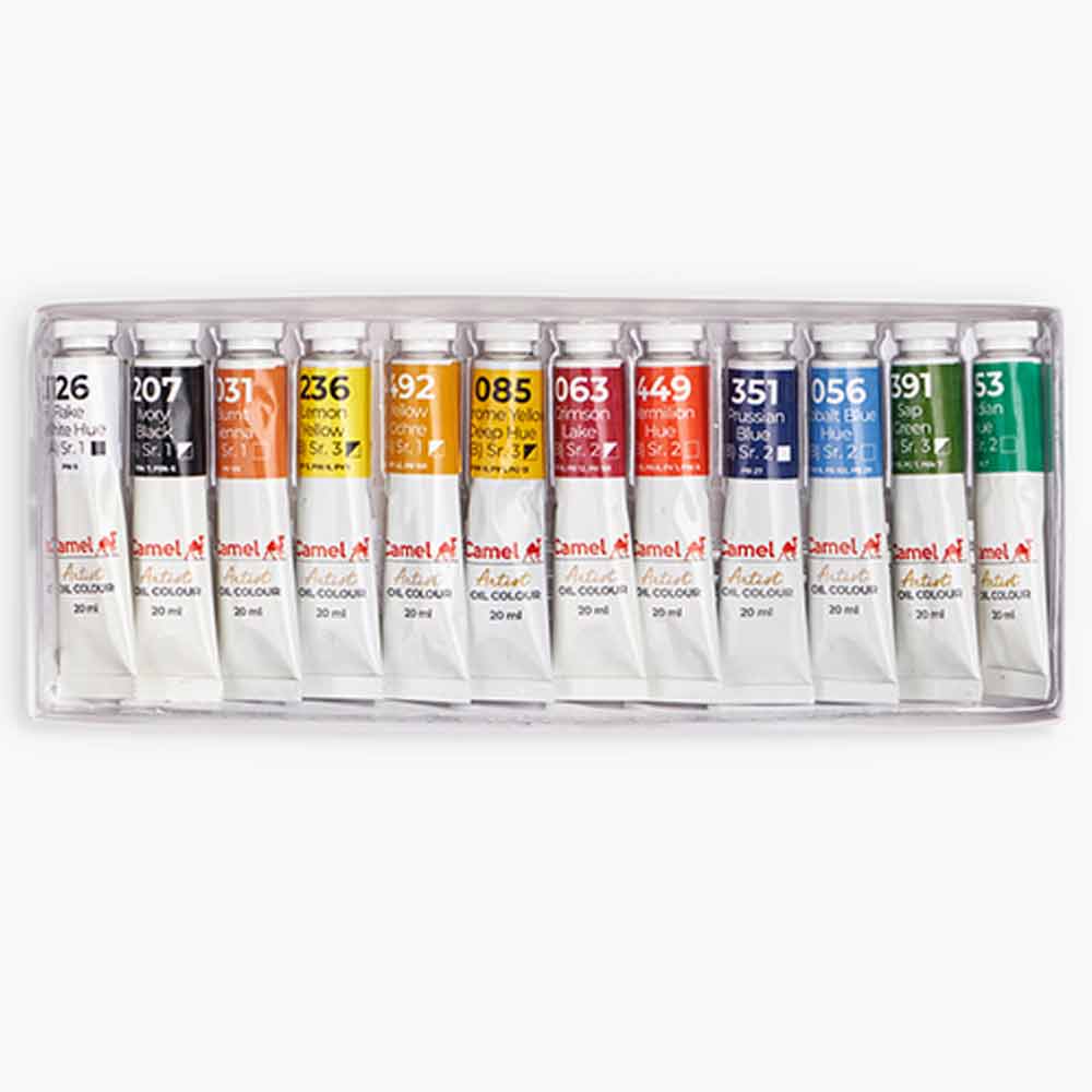 Camel Artist Oil Colour Set 20ml 12 Shades image 3