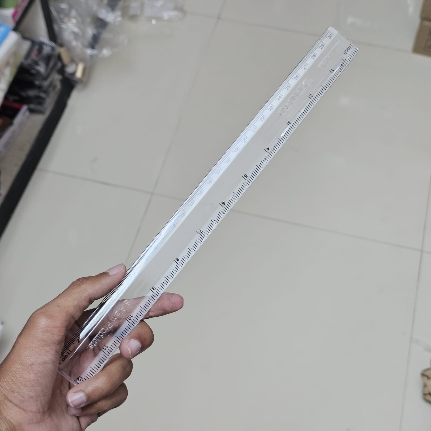 Plastic Scale 12cm image 2