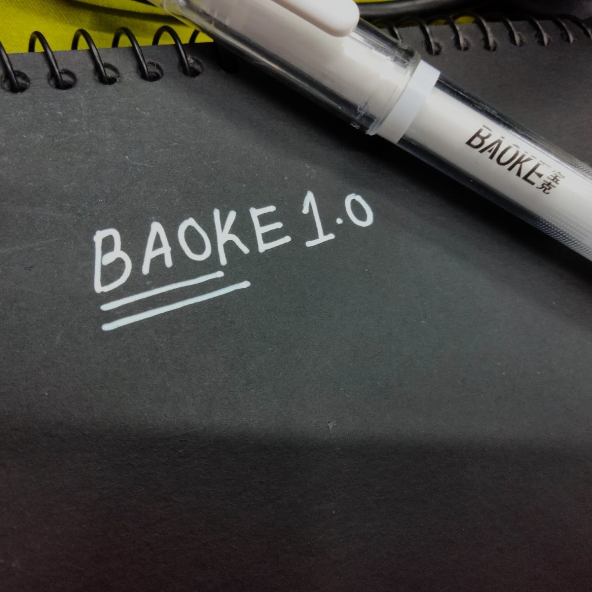 Baoke White Gel Pen 1.0 image 3