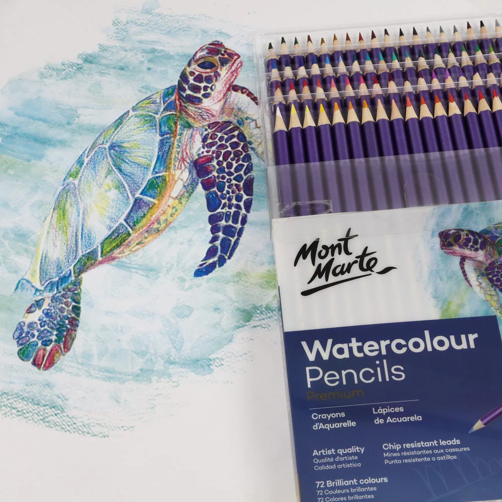 Mont Marte Watercolour Pencils 72pc image 3