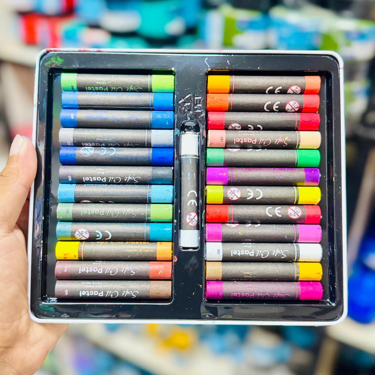 Giorgione Soft Oil Pastel Tin Box 24 Colour Set image 2